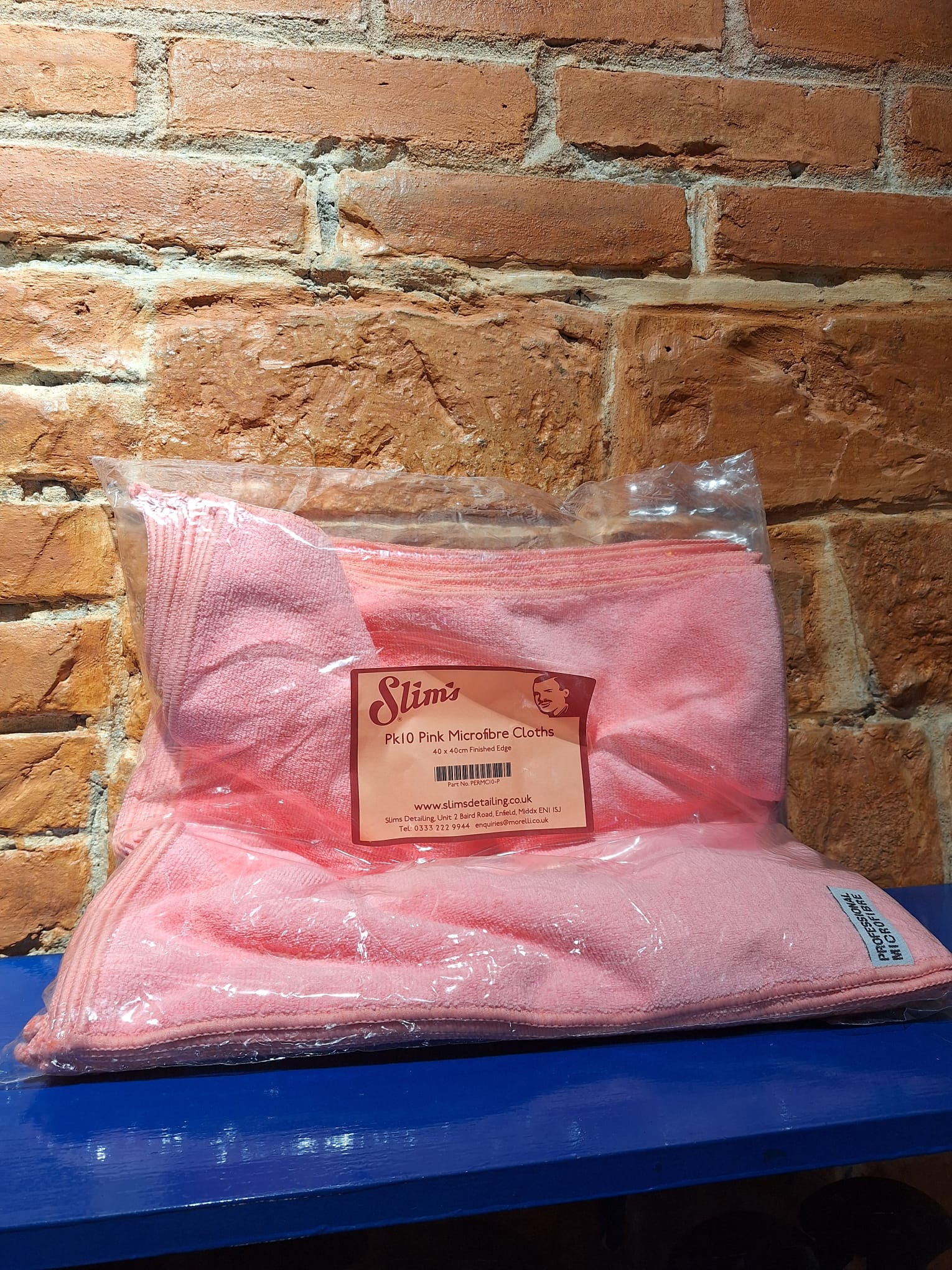 Image of Perfection 10 Pack Pink Microfibre Cloths
